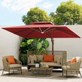 10x13FT Cantilever Patio Umbrella by MEVBC