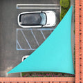 Royal Shade 14' x 18' x 22.8' Turquoise Triangle Sun Shade Sail Order to Make by RoyalShade