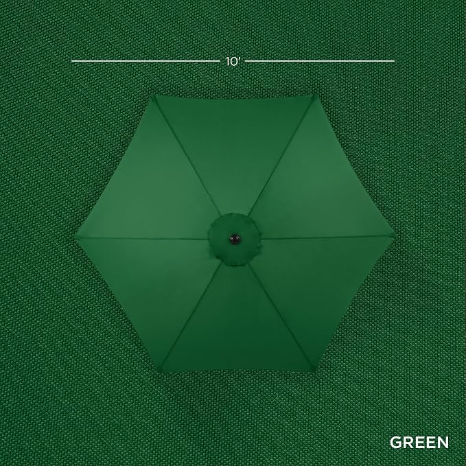 Best Choice Products 10ft Market Umbrella, Outdoor Sun Shade - Image 7