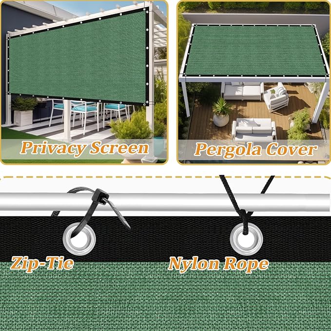 Shade&Beyond Customized Size 90% Sun Shade Cloth - Image 4