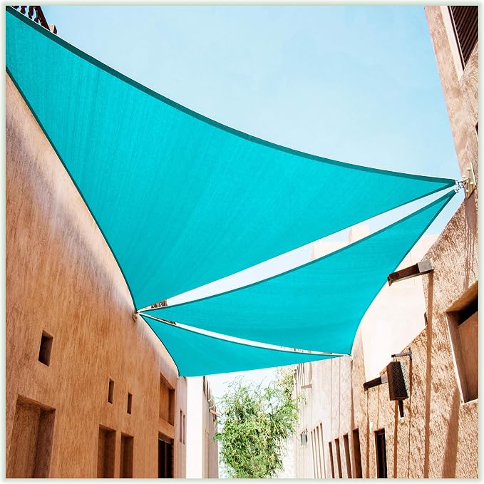 ColourTree CTAPT32 Custom Size Order to Make 7' x 14' x 15.7' Turquoise Right by ColourTree