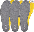 3 Pair -Shoe Inserts for Mens Memory Foam Insoles,Replacement Insoles for Work Boots Running Shoes, Cushion Shock Absorbing for Foot Pain Relief, Comfort Breathable Inner Soles Grey 45EU/US12