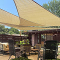 LOVE STORY Custom Size 16' x 16' x 22.6' Sun Shade Sail by LOVESTORY