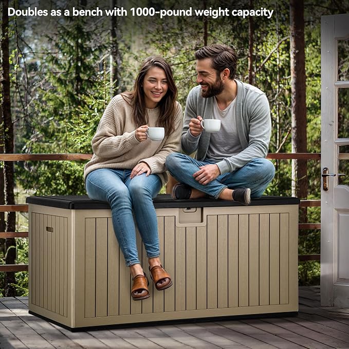 YITAHOME 260 Gallon Large Deck Box - Image 7