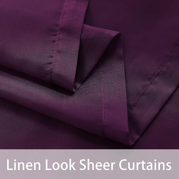 BONZER Waterproof Indoor/Outdoor Sheer Curtains - Image 4