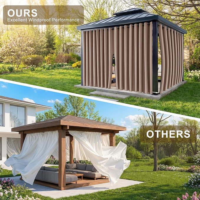 RYB HOME Fade-Resistant Outdoor Curtains - Image 5