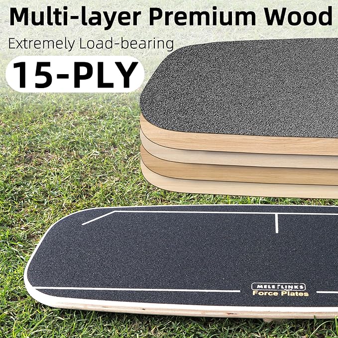 Golf Pressure Plate, Golf Training Aid for Indoor Practice, Weight Shift Balance Board - Golf Swing Trainer & Golf Speed Trainer, Golf Training Equipment - Strength & Tempo for Chipping Hitting