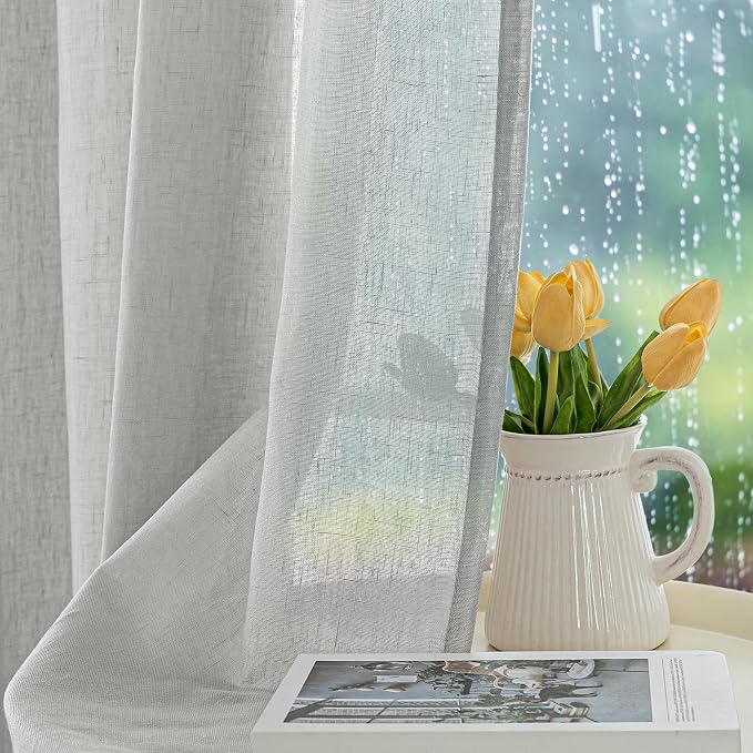 Semi Voile Sheer Outdoor Curtains - Image 2