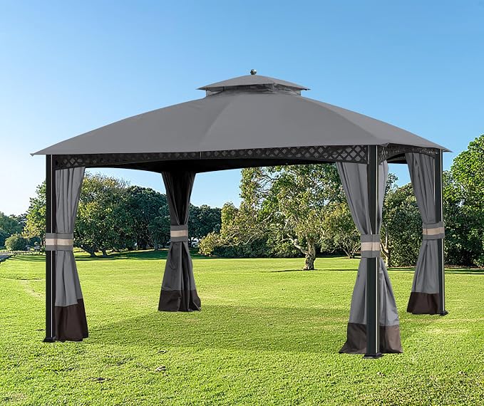 SCOCANOPY Gary Replacement Top for 10X12Ft Oakmont Gazebo L-GZ1188PST-A - Image 7