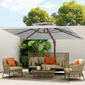 10x13FT Cantilever Patio Umbrella by MEVBC