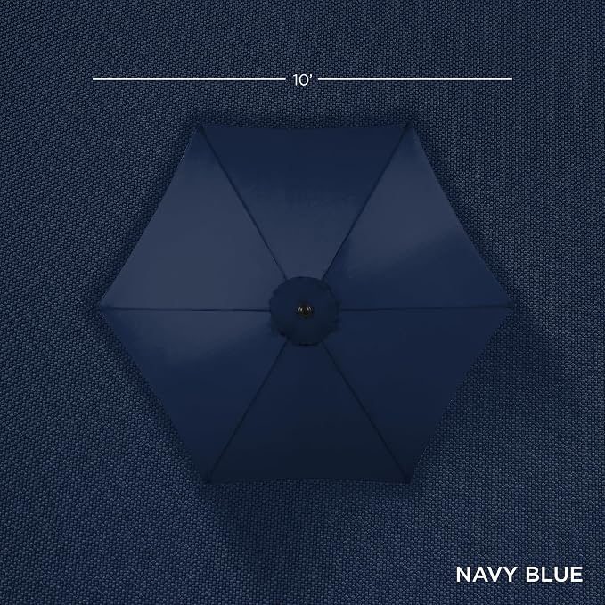 Best Choice Products 10ft Market Umbrella, Outdoor Sun Shade - Image 7