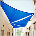 ColourTree 14' x 14' x 14' Blue Sun Shade Sail Triangle CTSLT14 by ColourTree