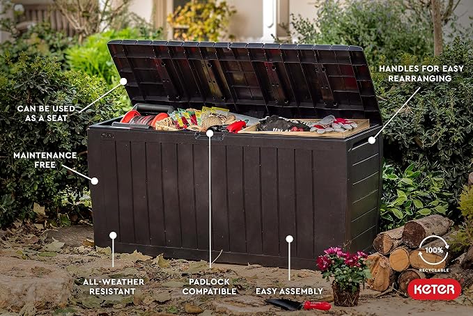 Keter Marvel 71 Gal Outdoor Storage Box - Image 3
