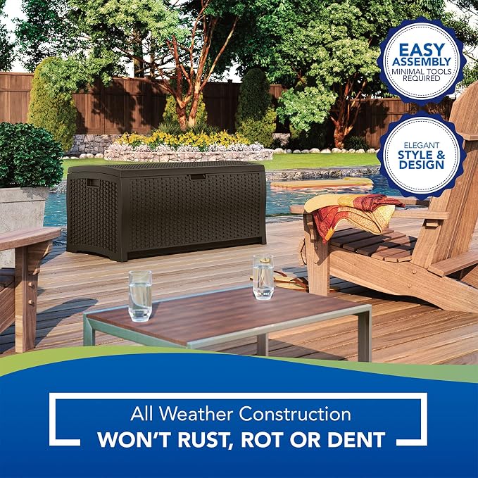 Suncast Outdoor Storage Box - Image 8