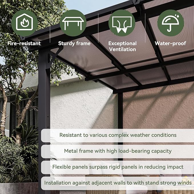 Aoxun 12’x10’ Gazebo for Patio, Gazebo Pergola - Image 4