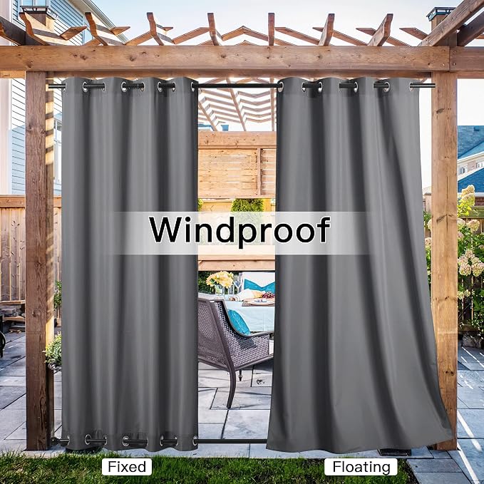 NICETOWN Canvas Outdoor Curtains - Image 4