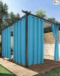 HolidayIdeas Outdoor Curtains for Patio Waterproof 4 Pcs 54x120 Inch Teal | by HolidayIdeas