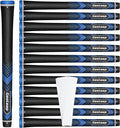 Geoleap Golf Grips Set of 13- Soft Golf Club Grips,Reduce Taper Design Provides High Traction and Performance,13 Grips with 15 Tapes and 13 Grips with All Repair Kits for Choice.