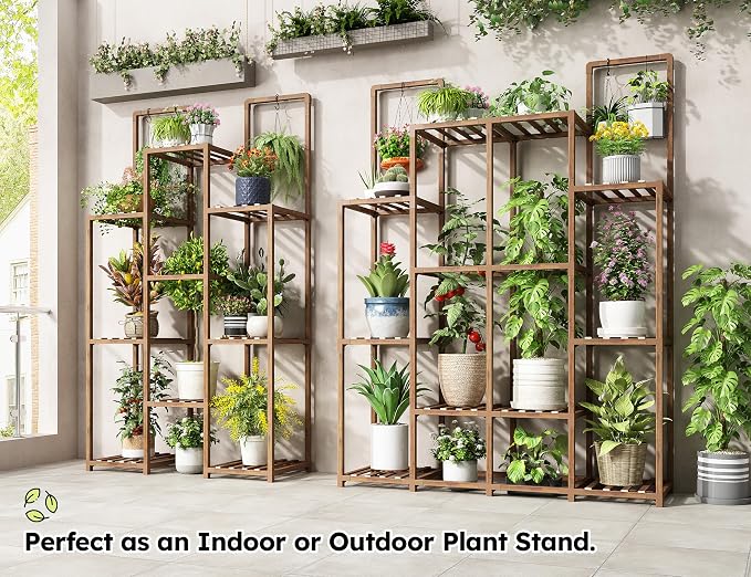 EnHomee 34.2" W Indoor Plant Stand - Image 4