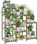 Bamworld Plant Stand Indoor Plant Shelf Outdoor Wood Plant Rack | by Bamworld