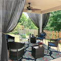 RYB HOME Mosquito Netting Outdoor Curtains by RYBHOME