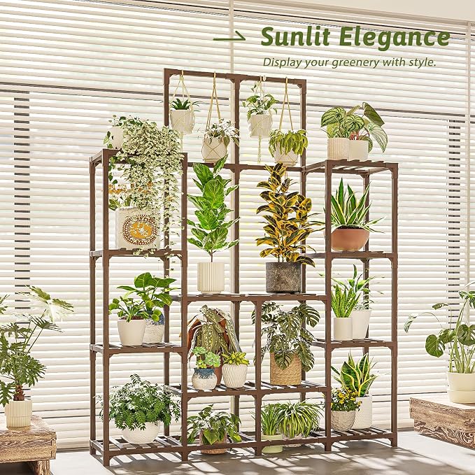 GENTINGBRO Plant Stand Indoor Outdoor 63" Tall Plant Shelf - Image 6