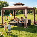 Outdoor Gazebo for Patio, 10×10 Canopy Tent by Unknown