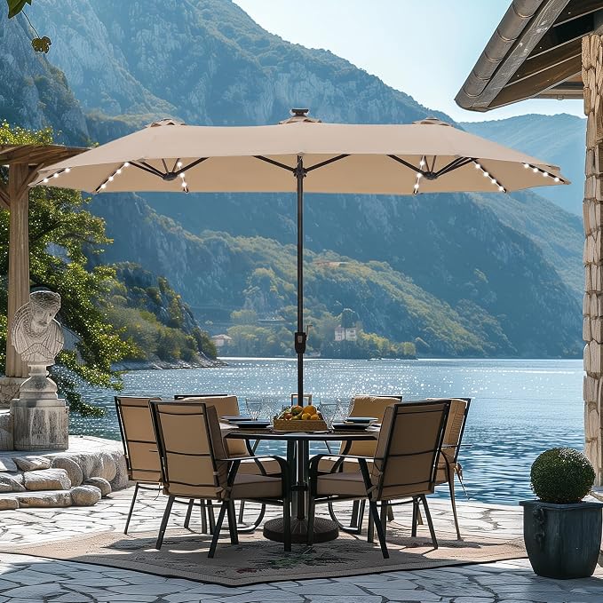 HERA'S PALACE 13 ft Patio Umbrella - Image 6