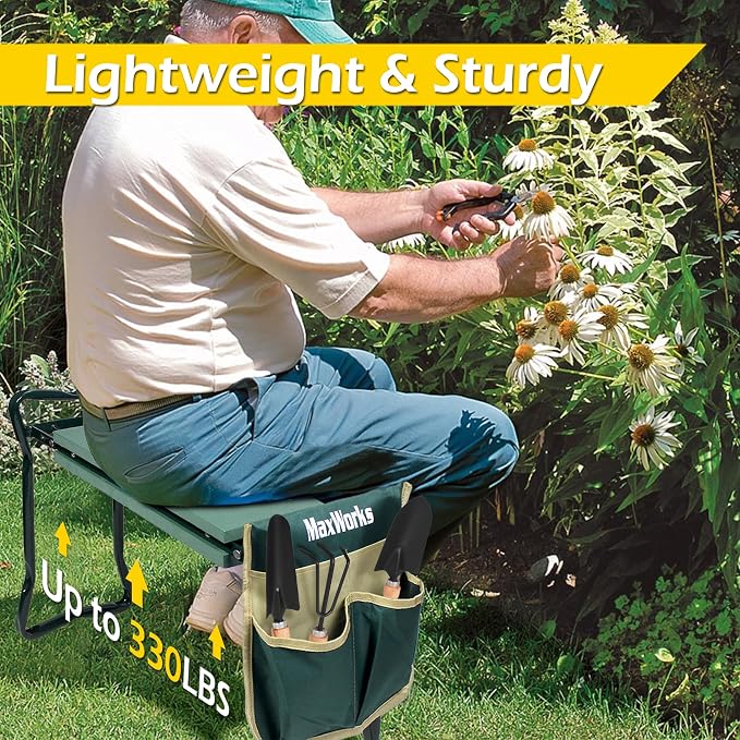 MaxWorks 50921 Folding Garden Kneeler Stool - Image 4