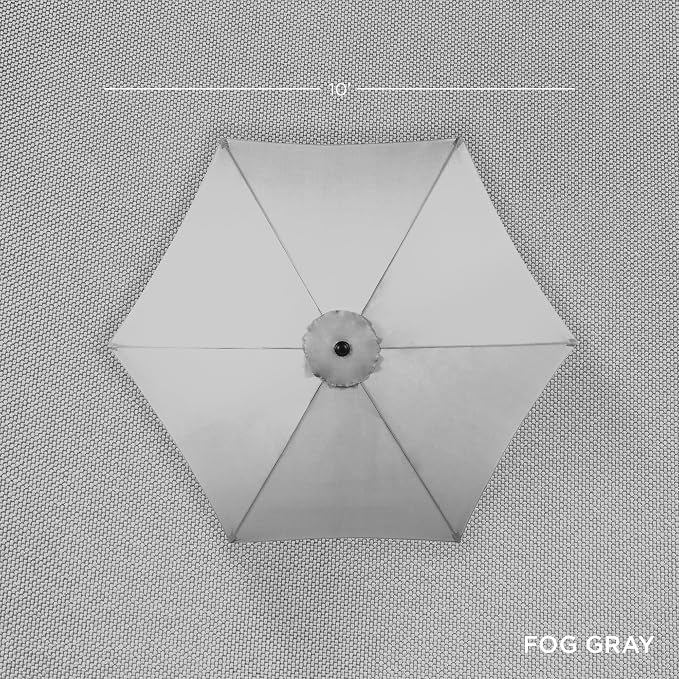 Best Choice Products 10ft Market Umbrella, Outdoor Sun Shade - Image 7