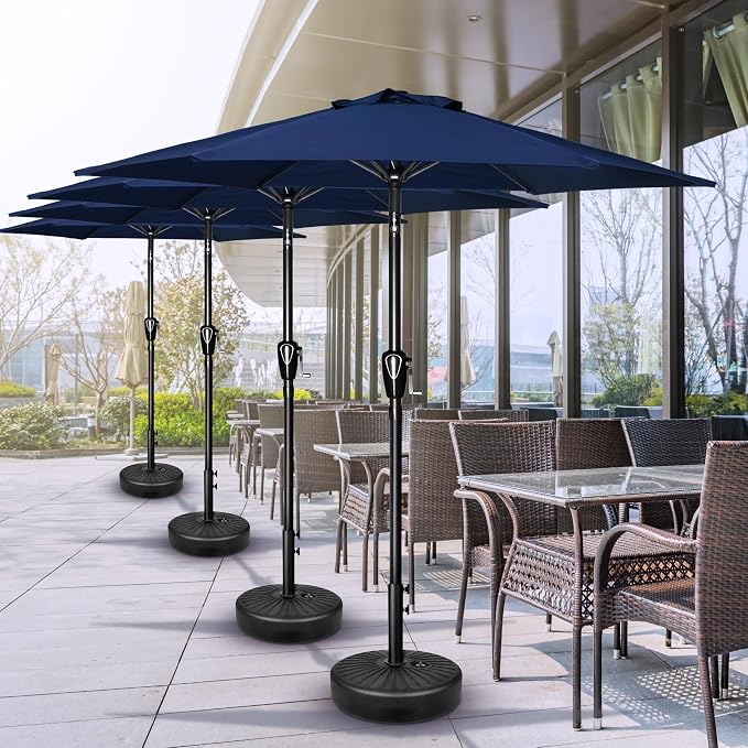 Simple Deluxe 9' Patio Umbrella Outdoor Table Market Yard Umbrella - Image 5