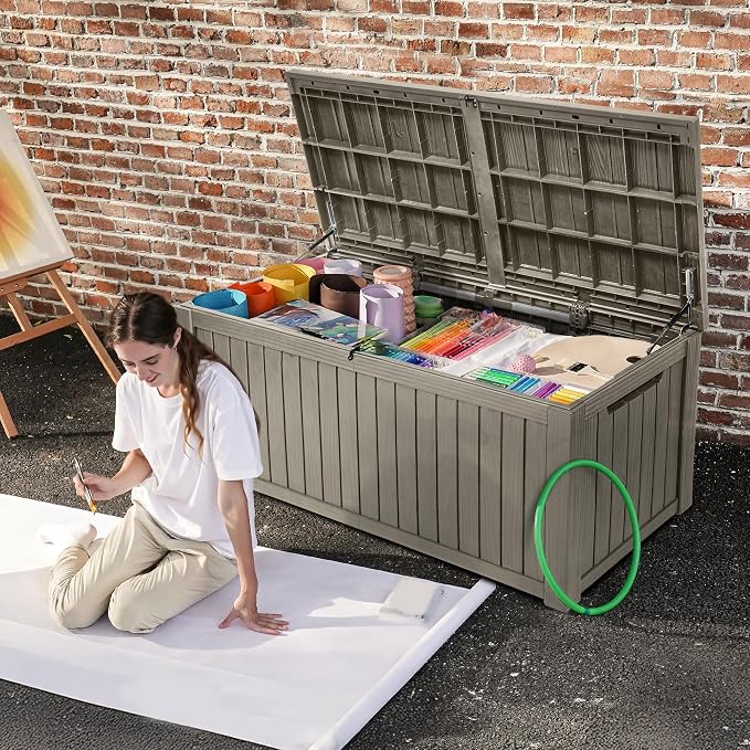 DWVO 180 Gallon XL Deck Box - Image 2