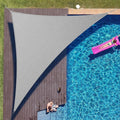 ColourTree 16' x 16' x 22.6' Grey Right Triangle CTAPRT16 Sun Shade Sail Canopy by ColourTree
