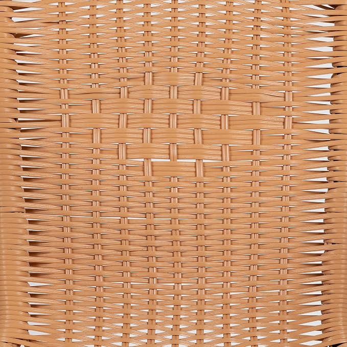 Flash Furniture Lila 2 Pack Beige Rattan Indoor-Outdoor Restaurant Stack Chair - Image 15