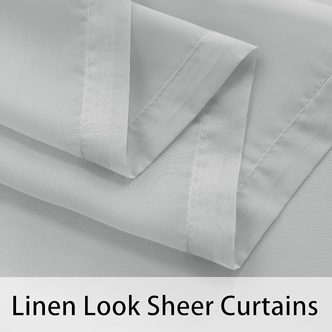 BONZER Waterproof Sheer Outdoor Curtains - Image 5