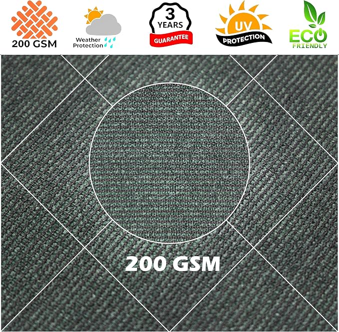 Royal Shade 20' x 24' Custom Size Green Rectangle Sunshade Sail - Image 8