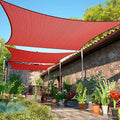 6' x 23' Red Sun Shade Sail Rectangle SMSLR Canopy Fabric Cloth Screen by ShadeMart