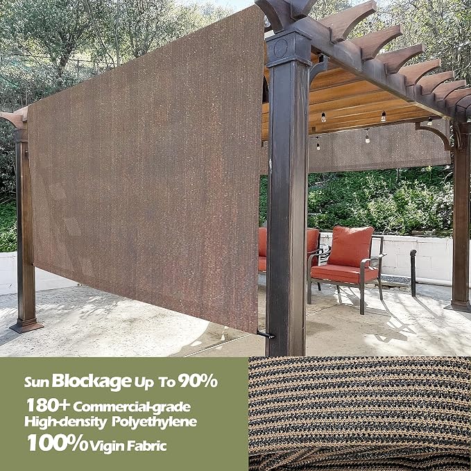 Alion Home Custom HDPE Permeable Canopy Sun Shade Cover Replacement - Image 2